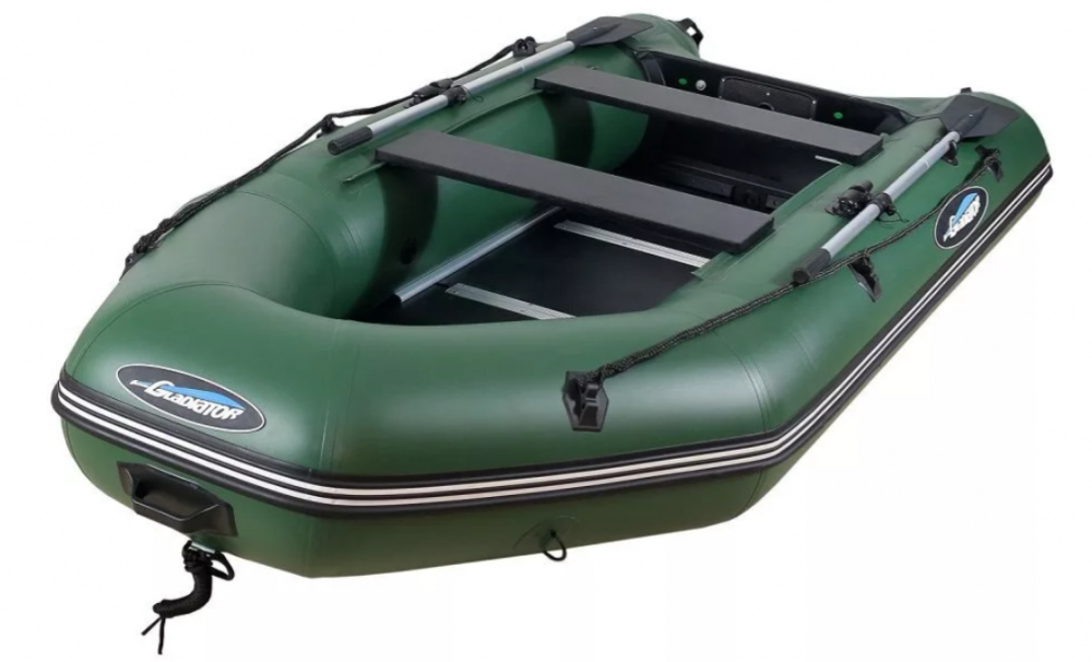 МОТОРНО-ГРЕБНАЯ ЛОДКА ПВХ GLADIATOR А 340 ТК С ФАНЕРНЫМ ПОЛОМ в Симферополе