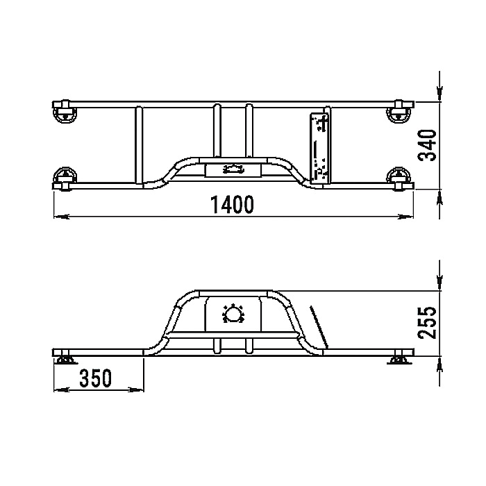 Стойка рулевая с бортовым креплением малая в Симферополе