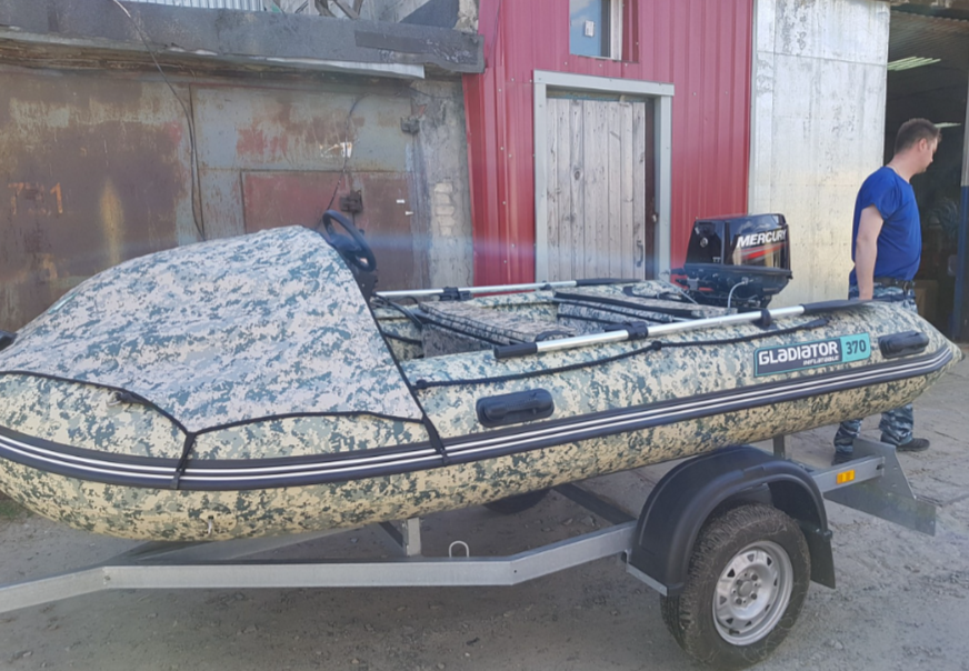 НАДУВНАЯ ЛОДКА GLADIATOR C370AL в Симферополе