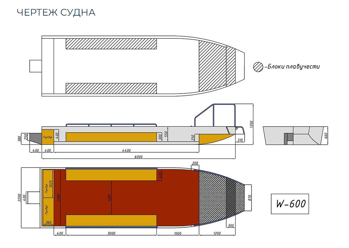 Алюминиевая лодка Wyatboat-600 в Симферополе