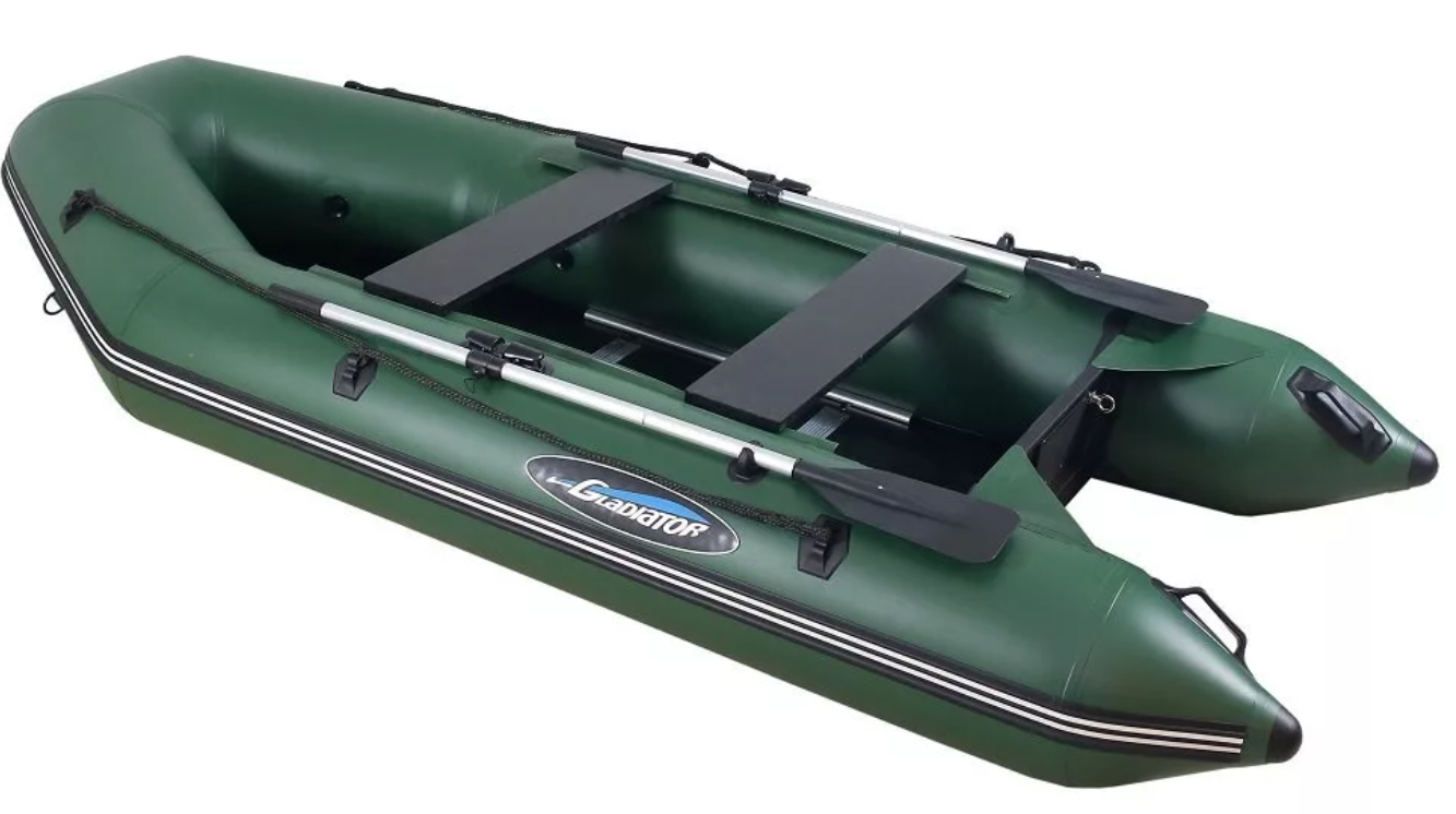 МОТОРНО-ГРЕБНАЯ ЛОДКА ПВХ GLADIATOR A 280 ТК С ФАНЕРНЫМ ДНОМ в Симферополе