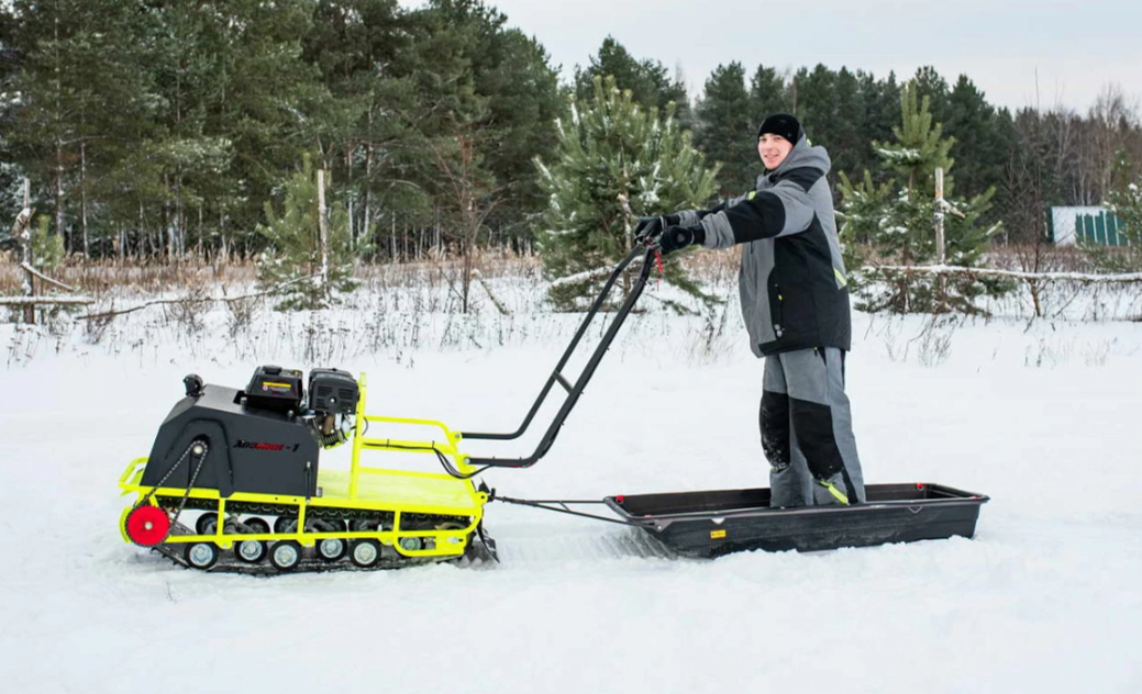 Мотобуксировщик Бурлак ХОЗЯИН-1 (капот ткань) в Симферополе