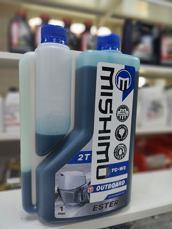 Масло MISHIMO 2T OUTBOARD (ESTER) полусинтетика 1 л в Симферополе