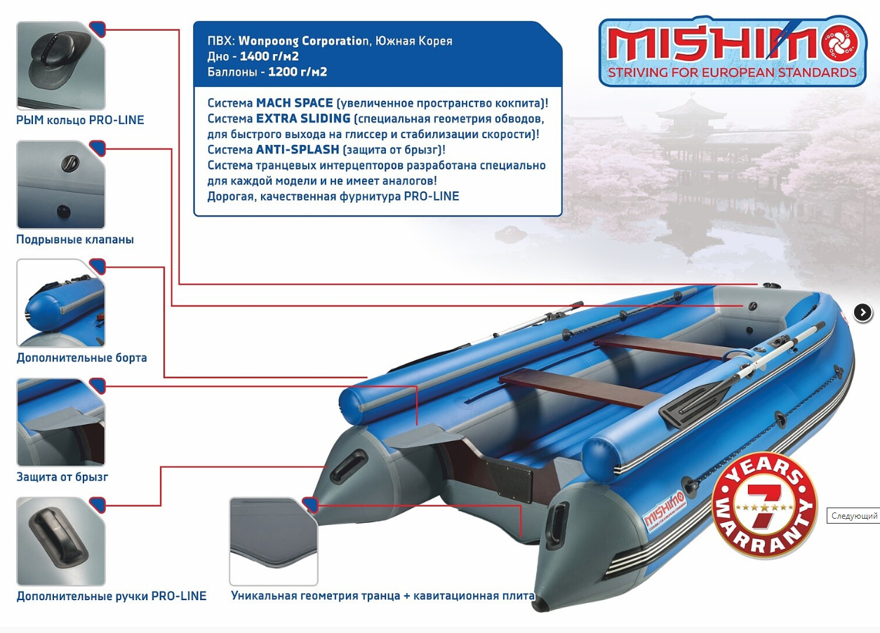 КОМПЛЕКТ ЛОДКА MISHIMO FAMILY LITE 370 + МОТОР 9,9 (15) Л.С. в Симферополе