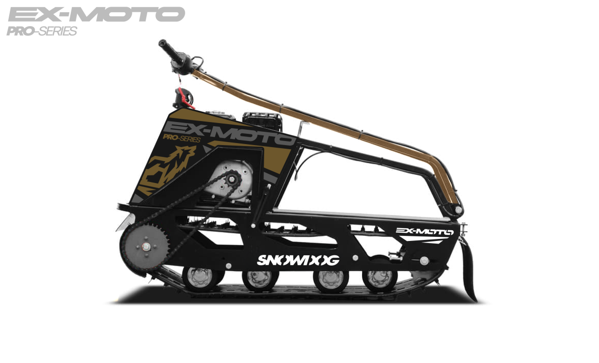 Мотобуксировщик EX-MOTO SNOWDOG S380 8л.с. в Симферополе