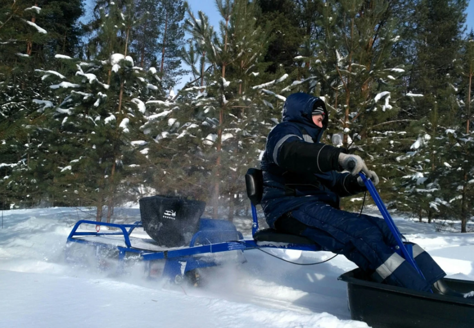 Мотобуксировщик толкач Альбатрос-XL8 с модулем. Без фары, склизы в Симферополе