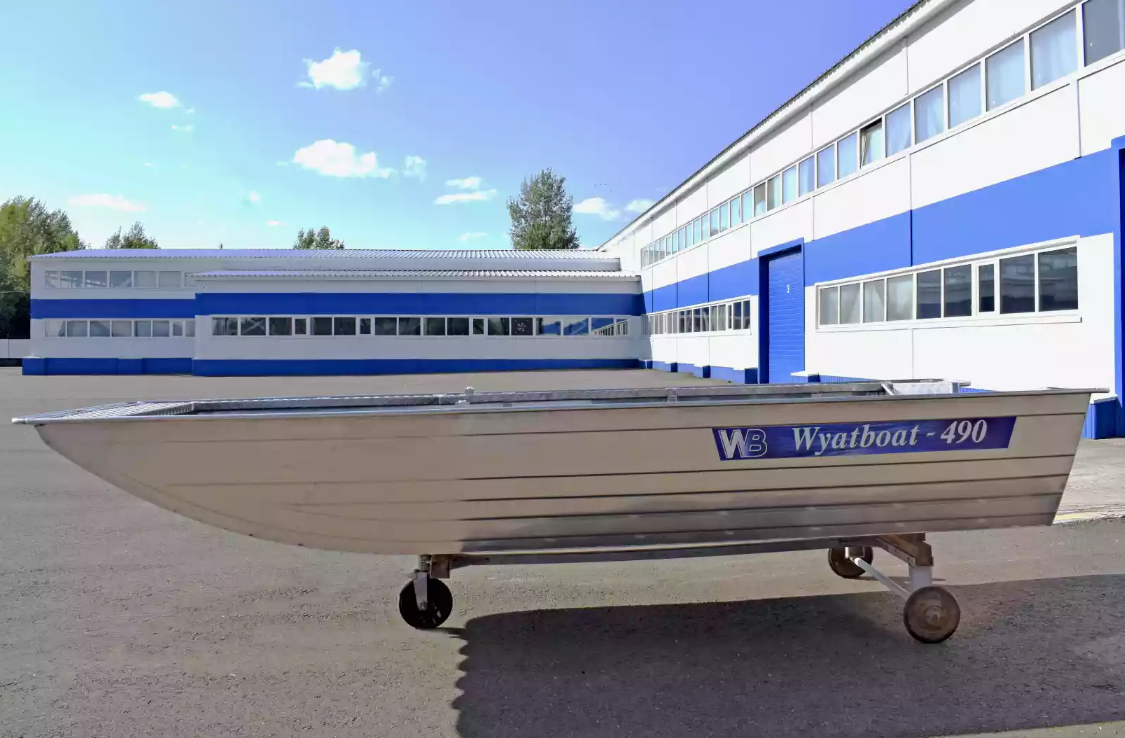 Алюминиевая лодка Wyatboat-490 Jonboat в Симферополе