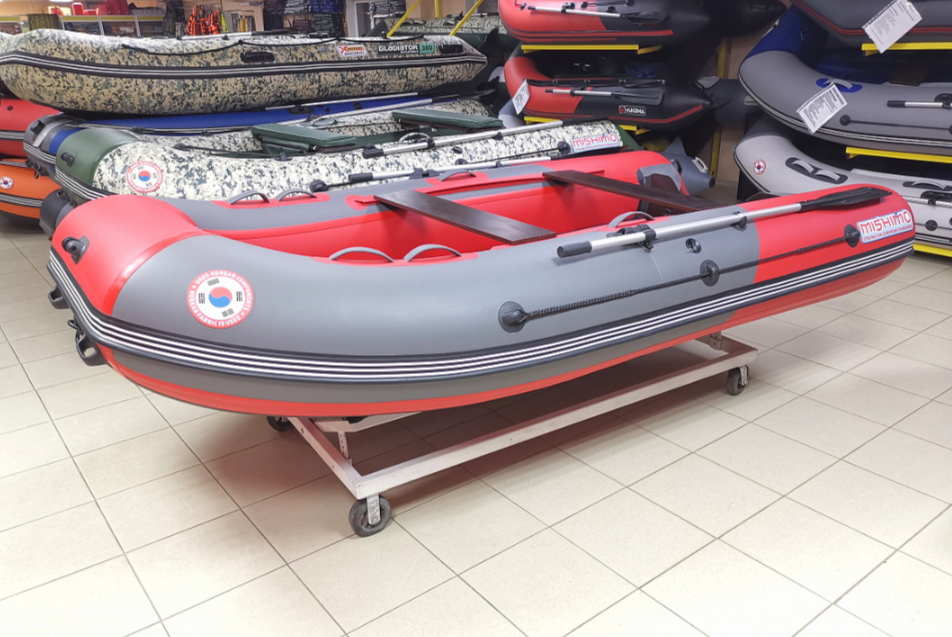 КОМПЛЕКТ Лодка MISHIMO PRO 350 + ЛОДОЧНЫЙ МОТОР MARLIN MP 9.9 (20) AMHS PRO в Симферополе