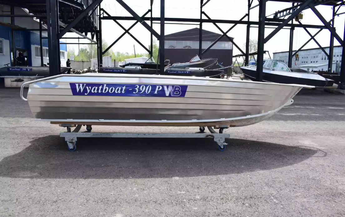 Алюминиевая лодка Wyatboat-390Р Увеличенный борт в Симферополе