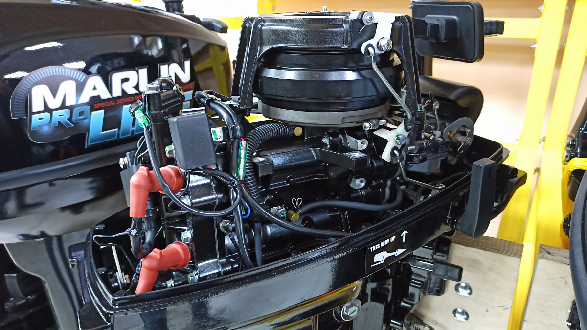 КОМПЛЕКТ Лодка MISHIMO PRO 350 + ЛОДОЧНЫЙ МОТОР MARLIN MP 9.9 (20) AMHS PRO в Симферополе