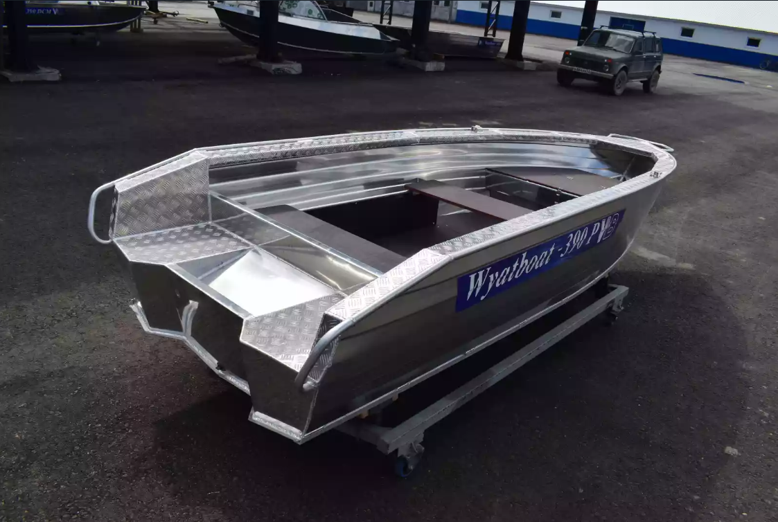 Алюминиевая лодка Wyatboat-390Р Увеличенный борт в Симферополе