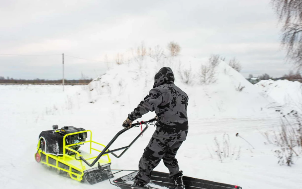 Мотобуксировщик Бурлак ХОЗЯИН-1 (капот ткань) в Симферополе