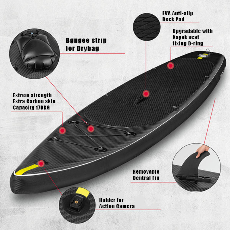 SUP (САП) ДОСКА MISHIMO CARBON DARKSIDE 11’ (335СМ) в Симферополе