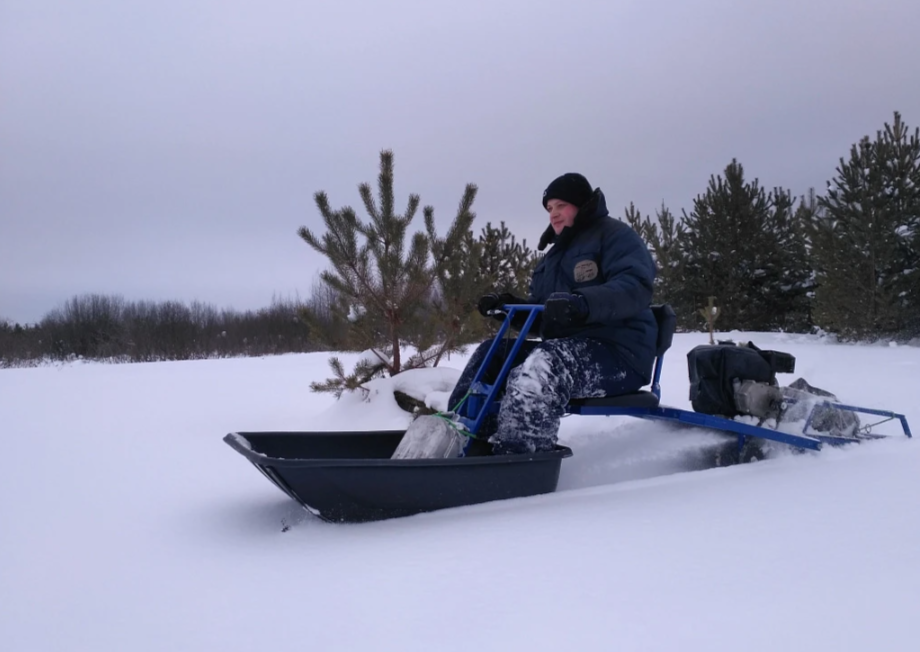 Мотобуксировщик толкач Альбатрос-XL8 с модулем. Без фары, склизы в Симферополе