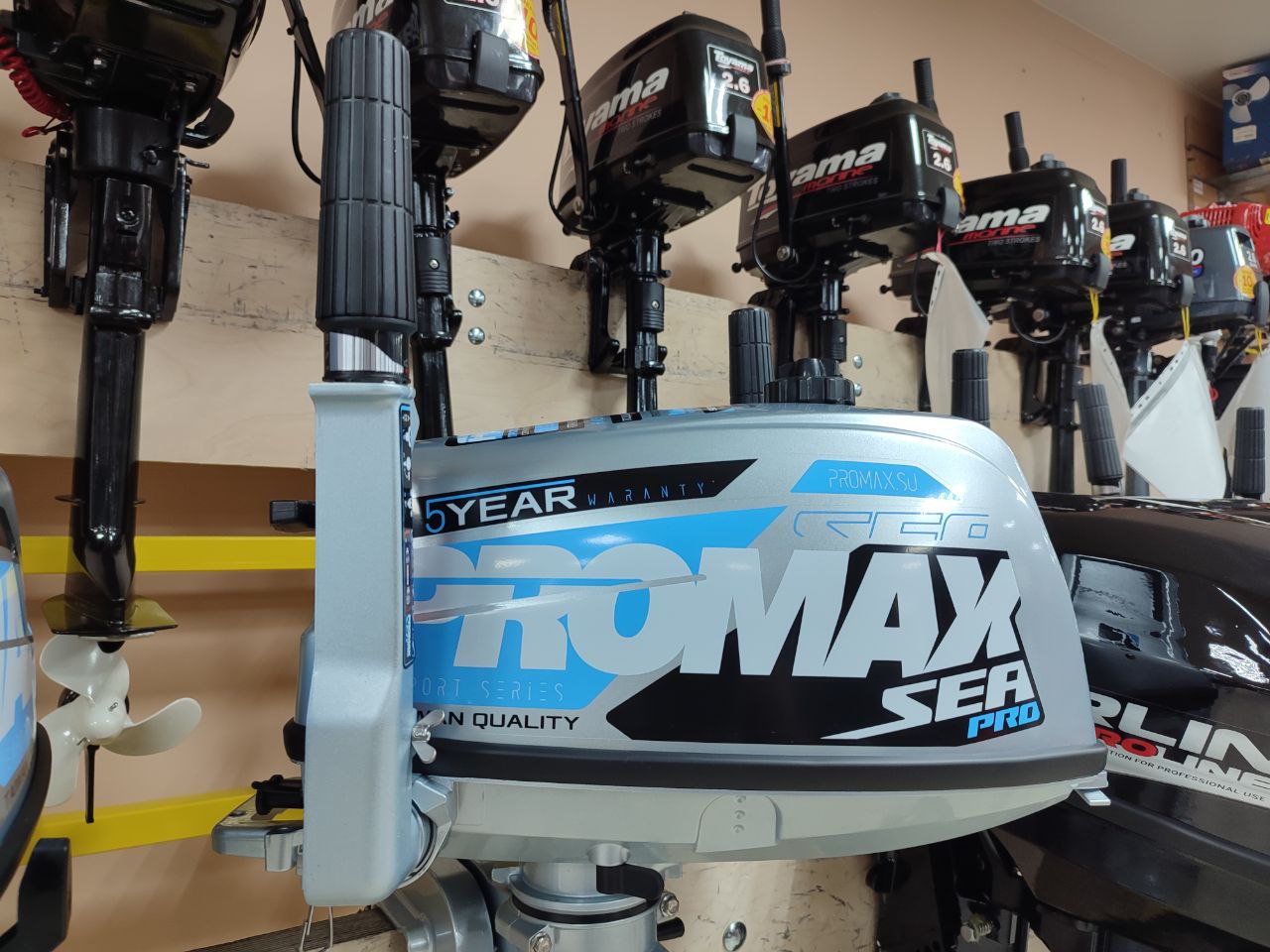 Лодочный мотор PROMAX SP5FHS (внешний бак 12 л) в Симферополе