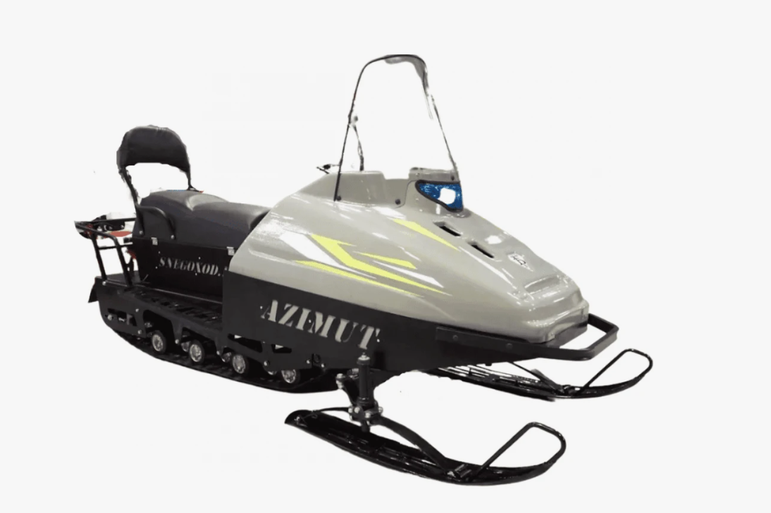 Миниснегоход Бурлак Азимут 20 л.с. , эл.запуск, реверс, тормоз гидравл, капот серый в Симферополе