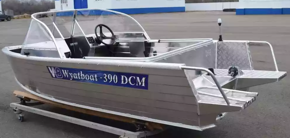 Алюминиевая лодка Wyatboat-390 DCM Увеличенный борт в Симферополе