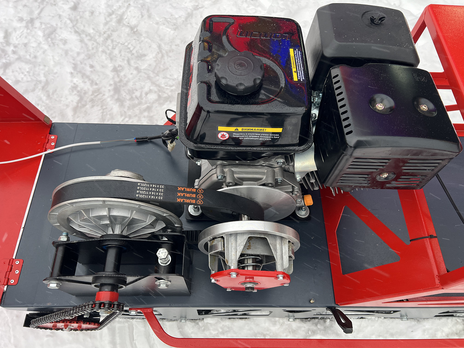 Мотобуксировщик EX-MOTO SNOWDOG S500 15л.с в Симферополе