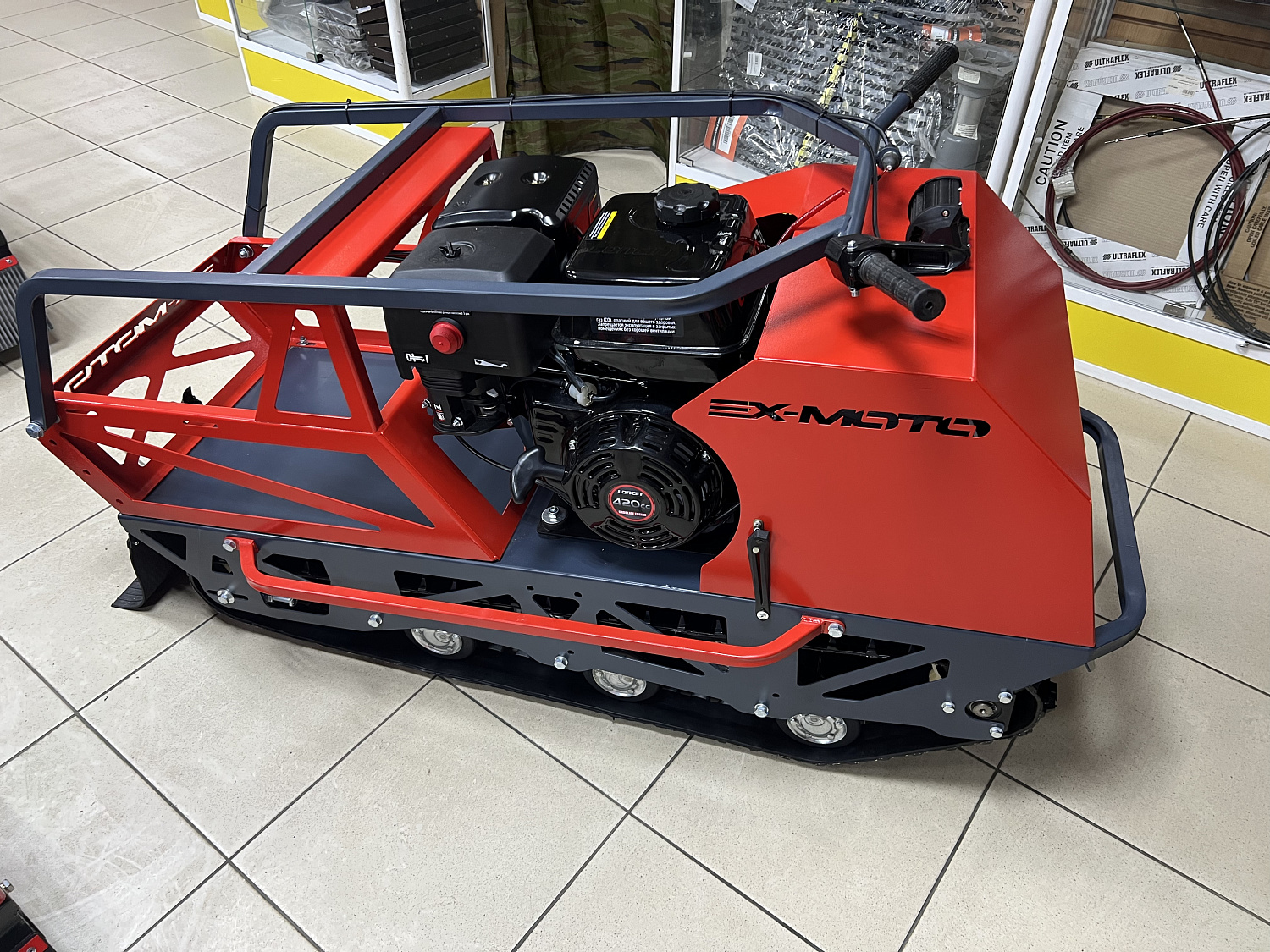 Мотобуксировщик EX-MOTO SNOWDOG S500 15л.с в Симферополе