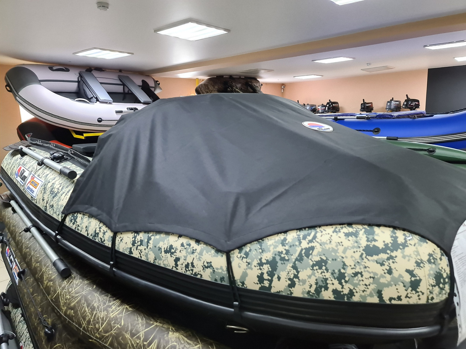 КОМПЛЕКТ НОСОВОГО ТЕНТА К ЛОДКЕ SMARINE AIR MAX 380 ЧЕРНЫЙ в Симферополе