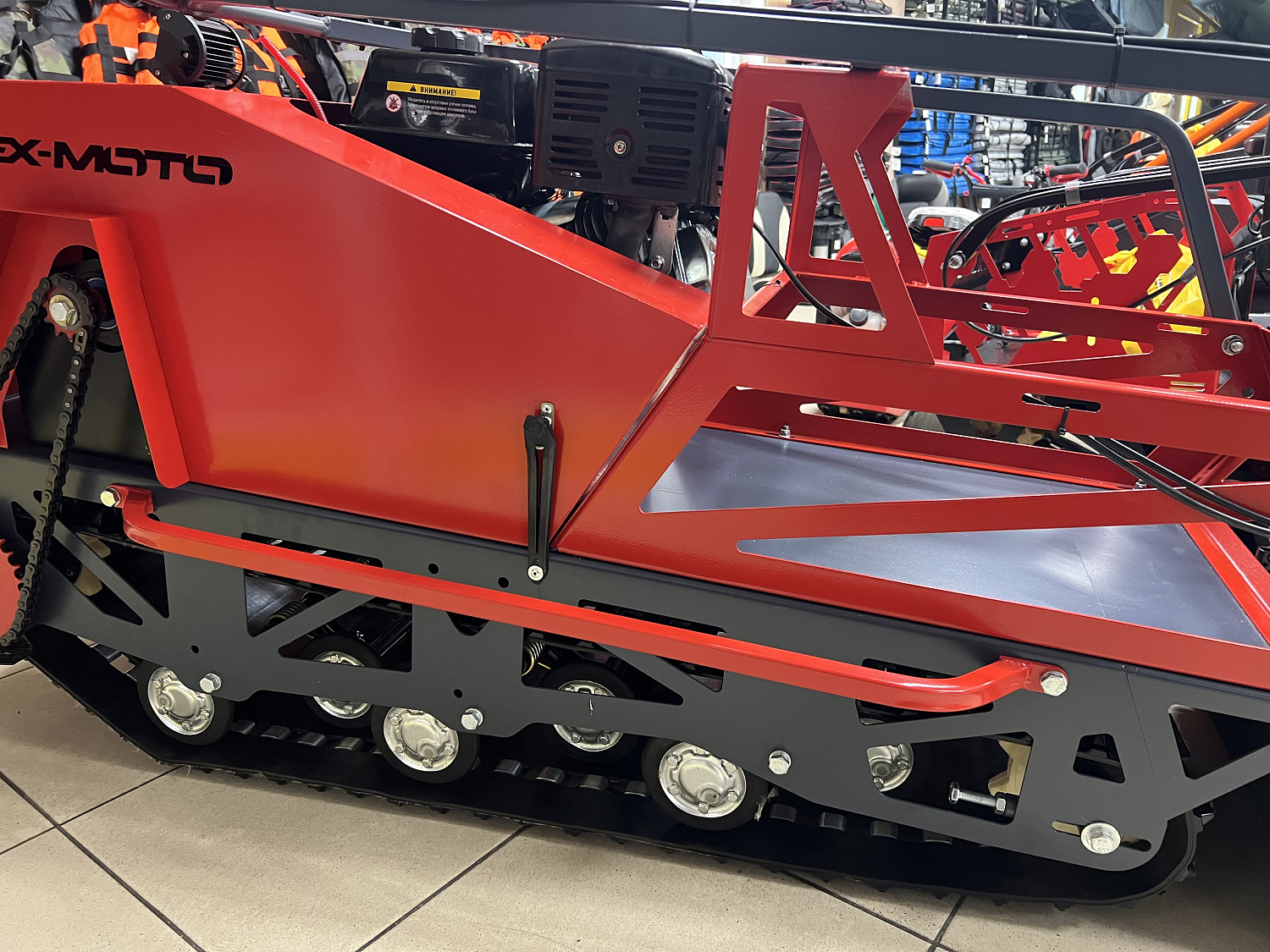 Мотобуксировщик EX-MOTO SNOWDOG S500 15л.с в Симферополе