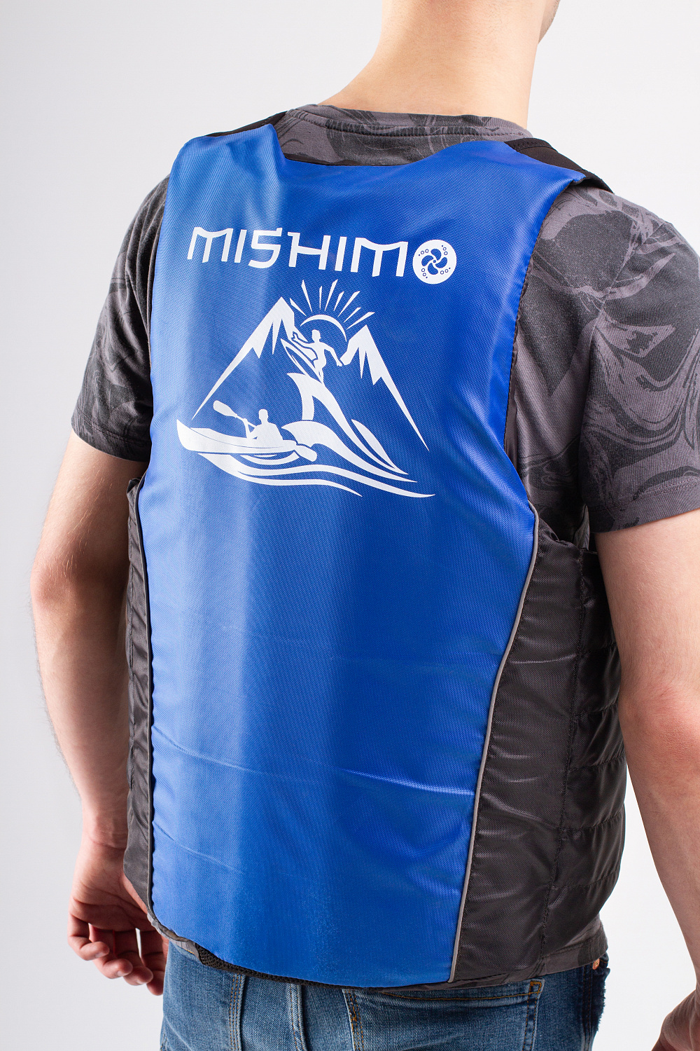 Жилет спасательный MISHIMO PRO Премиум качества Черно-синий в Симферополе