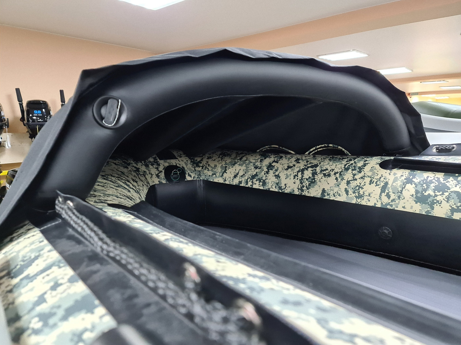 КОМПЛЕКТ НОСОВОГО ТЕНТА К ЛОДКЕ SMARINE AIR MAX 380 ЧЕРНЫЙ в Симферополе